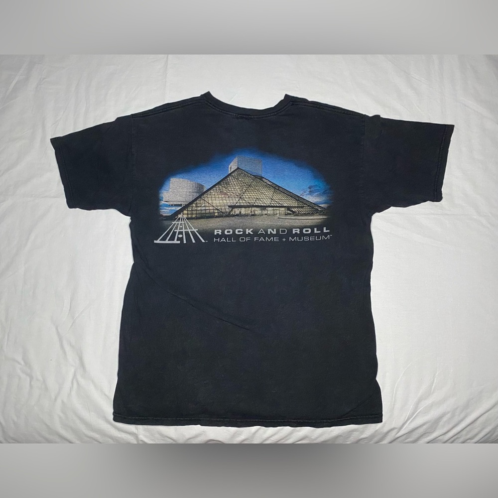 Rock And Roll Hall Of Fame Museum Men's Graphic T-Shirt Black Large